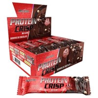 Barra de Proteína Protein Crisp Bar Brownie de Chocolate Caixa com 12UN de 45g Integralmedica
