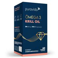 Ômega 3 Krill Oil 60 Cápsulas Puravida