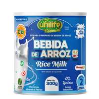 Bebida de Arroz Rice Milk Baunilha 300g Unilife Bebida de Arroz Rice Milk Baunilha 300g Unilife