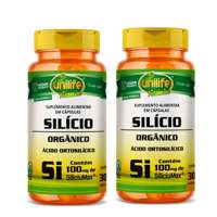 Silício Orgânico Siliciumax Kit com 2Un de 30 Cápsulas Unilife Silício Orgânico Siliciumax Kit com 2Un de 30 Cápsulas Unilife