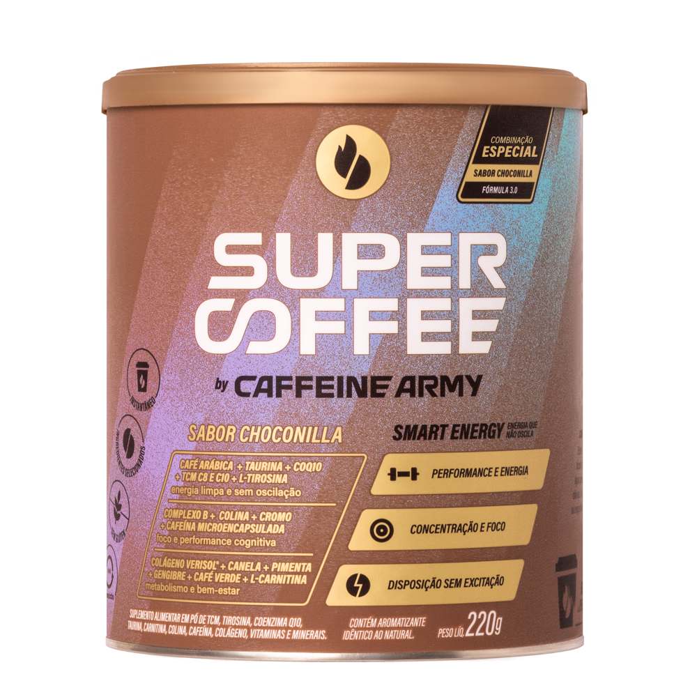 SUPERCOFFEE 220G CHOCONILLA CAFFEINE ARMY