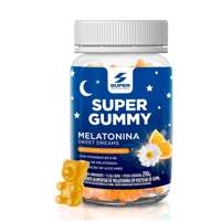Super Gummy Melatonina Laranja e Extrato de Camomila 60 Gomas Super Nutrition