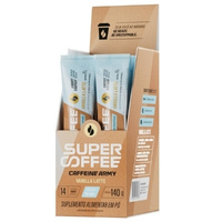 Supercoffee 3.0 To Go Vanilla Latte Box com 14 Sachês 10g Caffeine Army Supercoffee 3.0 To Go Vanilla Latte Box com 14 Sachês 10g Caffeine Army