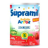 Bebida de Arroz Kids Supramil Morango 500g Unilife