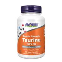 Taurina 1000mg 100 Cápsulas Now Foods