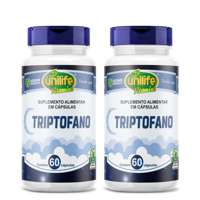 L-Triptofano Kit com 2Un de 60 Cápsulas Unilife L-Triptofano Kit com 2Un de 60 Cápsulas Unilife