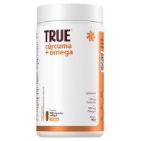 True Curcuma + Ômega Lipossomal 120 Cápsulas True Source