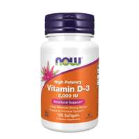 Vitamina D3 2000UI 120 Cápsulas Now Foods