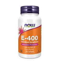 Vitamina E-400 com Mix de Tocoferóis 100 Cápsulas Now Foods