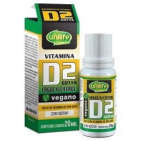 Vitamina D2 Gotas Vegano 20ml Unilife