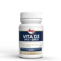 Vitamina D3 + Vitamina C + Zinco 30 Cápsulas Vitafor Vitamina D3 + Vitamina C + Zinco 30 Cápsulas Vitafor