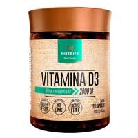Vitamina D3 2000UI 120 Cápsulas Nutrify