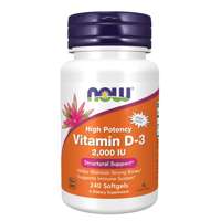 Vitamina D3 2000UI 240 Cápsulas Now Foods