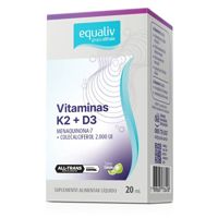 Equaliv Vitaminas K2 + D3 Limão 20ml