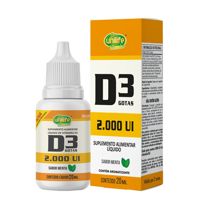 Vitamina D3 Gotas Menta 2000UI 20ml Unilife