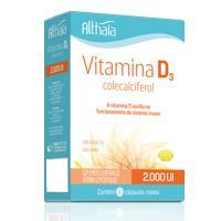 Vitamina D3 2.000 UI 30 Cápsulas Althaia