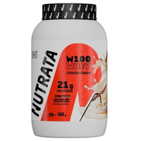 Proteína Concentrada W100 Whey Creme de Baunilha 900g Nutrata Proteína Concentrada W100 Whey Creme de Baunilha 900g Nutrata