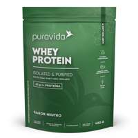 Whey Protein Isolado Neutro 450g Puravida Whey Protein Isolado Neutro 450g Puravida