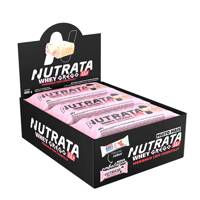 Barra de Proteína Whey Grego bar Morango com Chantilly Caixa com 12UN de 40g Nutrata Barra de Proteína Whey Grego bar Morango com Chantilly Caixa com 12UN de 40g Nutrata