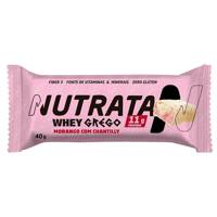 Barra de Proteína Whey Grego bar Morango com Chantilly 40g Nutrata Barra de Proteína Whey Grego bar Morango com Chantilly 40g Nutrata