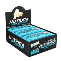 Barra de Proteína Whey Grego bar Beijinho Caixa com 12UN de 40g Nutrata Barra de Proteína Whey Grego bar Beijinho Caixa com 12UN de 40g Nutrata