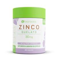 Zinco Quelato 30mg 60 Cápsulas Bioroots